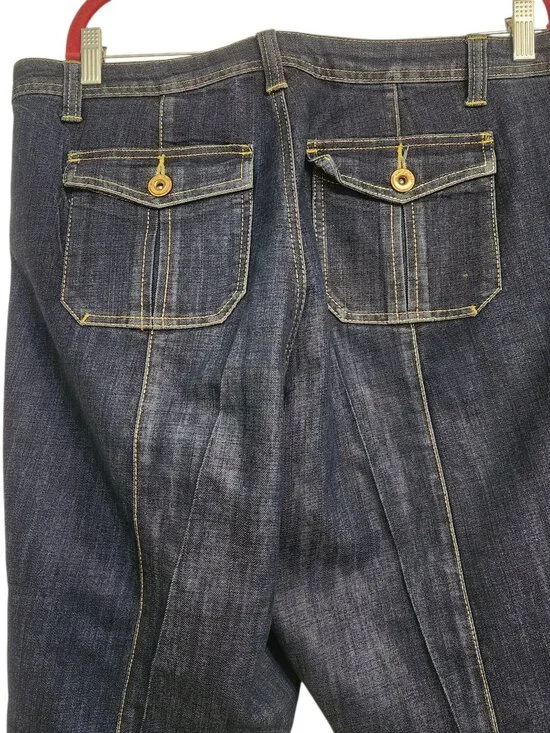 WAK Jeans Dark Wash Ankle/Crop Pants Size 18W - Picture 2 of 4